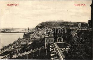 Budapest I. Királyi várkert, kilátás a Gellérthegyi Citadella felé