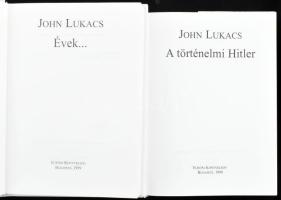 John Lukács 2 műve: A történelmi Hitler.; Évek...; Ford.: Barkóczi András. Bp., 1998-1999., Európa. ...
