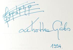 Lehotka Gábor: Az én hangszerem. Az orgona. Bp., 1993. Oltalom Rajzos, kottás DEDIKÁCIÓVAL. Kiadói k...