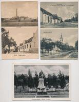 17 db RÉGI magyar város képeslap vegyes minőségben, jobb lapokkal / 17 pre-1945 Hungarian town-view postcards in mixed quality