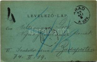 1899 (Vorläufer) Arad, Szabadság tér, piac, üzletek. Bloch H. kiadása / square, market, shops (EK)