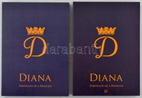 Nagy- Britannia ~2011 "Diana - Egy hercegnő arcai" 8 darabos multicolor rátétes, aranyozot...