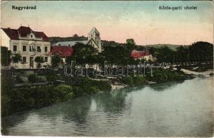 1914 Nagyvárad, Oradea; Körös parti részlet / Cris riverside (EK)