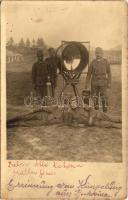 Campulung Moldovenesc, Moldvahosszúmező, Kimpolung (Bukovina, Bukowina); Első világháborús osztrák-magyar katonai fényszóró / WWI K.u.k. military spotlight. photo (fl)
