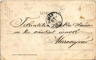 1906 Désakna, Ocna Dejului; I. látkép. Désakna látképe 3 sorozatban. Teleky és Pintye kiadása / gene...