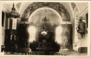 Warth, Kirche / church interior (surface damage)