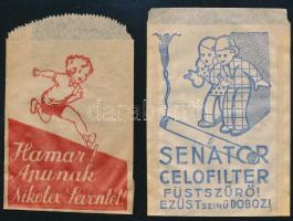 Cigaretta tasakok, 2 db (Nikotex Levente és Senator)