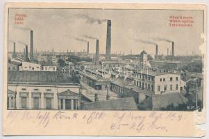 1915 Lódz, Lods; widok ogólny / general view with factory (tears)