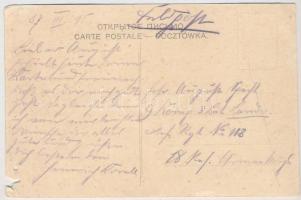 1915 Lódz, Lods; widok ogólny / general view with factory (tears)