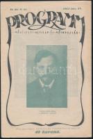 1923 Programm, művészeti hetilap, műsorújság 4. száma színház és moziműsorral, 24p