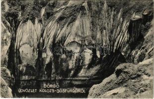 1923 Kolozs, Kolozs-sósfürdő, Kolozsfürdő, Cojocna; Dörgő. Singer Jakab kiadása / cave (EK)