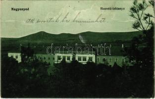 1914 Nagyenyed, Aiud; Honvéd laktanya. Földes Ede kiadása / K.u.K. military barracks (kis szakadás / small tear)