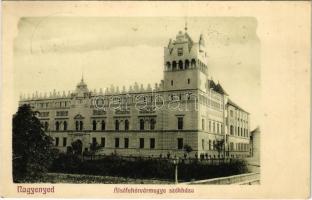 1913 Nagyenyed, Aiud; Alsó-Fehér vármegye székháza. Winkler János kiadása / Alba de Jos county hall