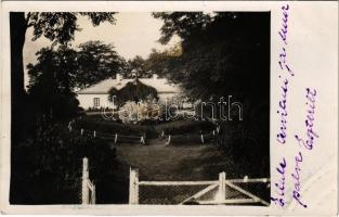 1934 Nyírábrány, Dessewffy kastély és park. Ilosvay photo