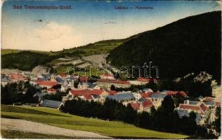 1916 Trencsénteplic, Trencianske Teplice; látkép / general view (EK)