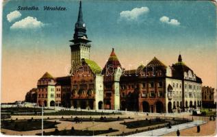 1918 Szabadka, Subotica; Városháza. Lipsitz kiadása / town hall (kopott sarkak / worn corners)