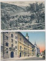 10 db RÉGI külföldi város képeslap vegyes minőségben: sok osztrák / 10 pre-1945 European town-view p...