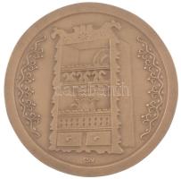 Csucs Viktória (1934-1993) DN Sárköz bronz emlékérem hátlapi nagymintája (148mm) T:1-
