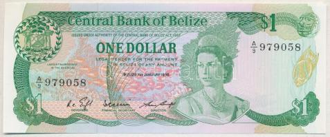 Belize 1986. 1$ T:I Belize 1986. 1 Dollar C:UNC Krause P#46