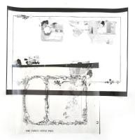 A világ legszebb meséi - A három kismalac, 2 db írásvetítőhöz való fólia, 35x28 cm és 49x35 cm
