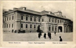Cetinje, Cettinje, Cettigne; Regierungsgebäude / Palais du Gouvernement / government building (EK)