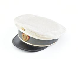 Osztrák rendőrségi tányérsapka, 1950-1960 körül, korának megfelelő állapotban, méret: 59 / Vintage Austrian police cap, size: 59