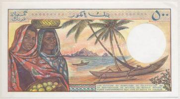 Comore-szigetek 1986. 500Fr T:I-
Comores 1986. 500 Francs C:AU
Krause P#10a