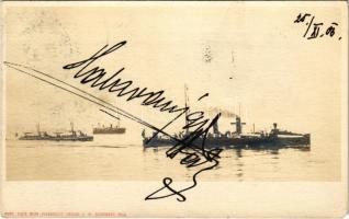 1903 Osztrák-magyar haditengerészet flottája / K.u.k. Kriegsmarine / Austro-Hungarian Navy fleet. Phot. Alois Beer, F.W. Schrinner (EM)