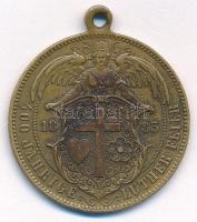 Német Birodalom 1883. "Luther Márton születésének 400. évfordulójára" kétoldalas bronz eml...