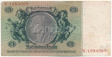 Német Harmadik Birodalom 1933. 50M "Y 1084069" T:III
German Third Reich 1933. 50 Reichsma...