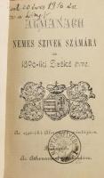 Almanach nemes szívek számára az 1896-iki Szökő évre. Az 1796-iki Almanach mintájára. Bp., 1896. Ath...