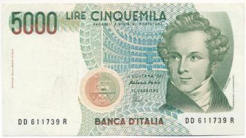 Olaszország 1985. 5000L T:III szép papír Italy 1985. 5000 Lire C:F fine paper Krause P#111.c