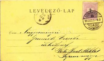 1898 (Vorläufer) Szombathely, Széll Kálmán utca, Szombathely háza, Magyar Államvasúti Üzletvezetőség...