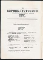 Országos Művészi Fényképkiállítás. Soproni Fotoclub 1955. Kiadói papírkötés, kissé kopottas állapotb...