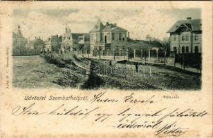 1899 (Vorläufer) Szombathely, Villa sor. Apfel H.C. (EK)