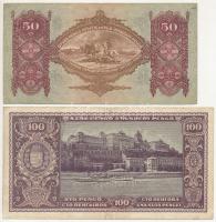 1936. 10P + 1941. 20P + 1932. 50P + 1945. 100P mind "Magyar Éremgyűjtők VI. vándorgyűlése és II...