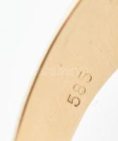Arany (Au/14k) vadészgyűrű, jelzett, bruttó: 8,36g, m: 68
