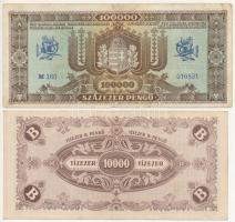 1945. 100.000P + 1946. 1.000.000P + 1946. 100.000MP + 1946. 10.000BP mind "Magyar Éremgyűjtők V...