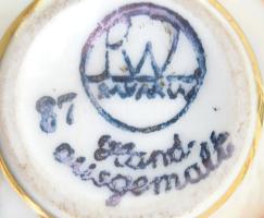 RW só- és borsszóró. Müncheni motívumokkal. Matricás, jelzett, hbátlan 6 cm