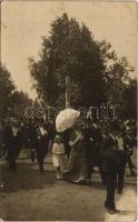 1913 Palánka, Backa Palanka; zászlószentelés / flag inauguration ceremony. photo (EB)