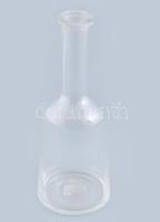 Hutaüveg flaska, palack, XIX. sz., m: 23 cm