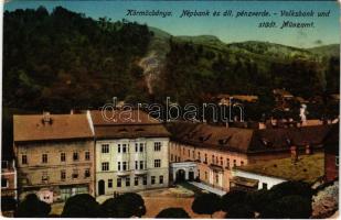 1917 Körmöcbánya, Kremnitz, Kremnica; Népbank, állami pénzverde / Volksbank, städt. Münzamt / bank and mint (fl)