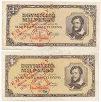 1946. 1.000.000MP (4x) "Értékjegy a debreceni vándorgyűlés emlékére 1970. május 9-10" felü...