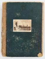 1935 Eszperantó tanár naplója angliai utazásról magyar nyelven, néhány képpel, újségcíkkel, több min...