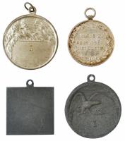 ~1930-1940. 4 darabos díjérem tétel, közte "M.A.SZ. (Magyar Atlétikai Szövetség) pestvidéki ker...