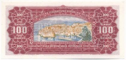 Jugoszlávia 1963. 100D T:I- Yugoslavia 1963. 100 Dinara C:AU Krause P#73