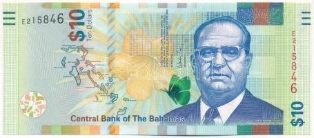 Bahamák 2016. 10$ T:I- Bahamas 2016. 10 Dollars C:AU Krause P#79
