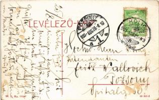 1909 Holics, Holic; Cs. és kir. kastély. W.L. Bp. 5598. / K.u.k. Schloss / castle (Rb)