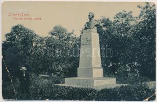 1909 Érsekújvár, Nové Zámky; Czuczor Gergely szobor. W.L. 420. / statue (fa)