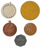 ~1920-1960. Úszó díjérmek (5xklf) közte Göröntsér Greff Lajos (1888-1976) 1920. "A Magyar Úszós...